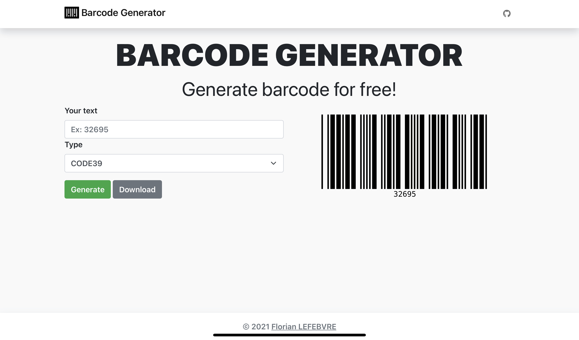 Barcode Generator