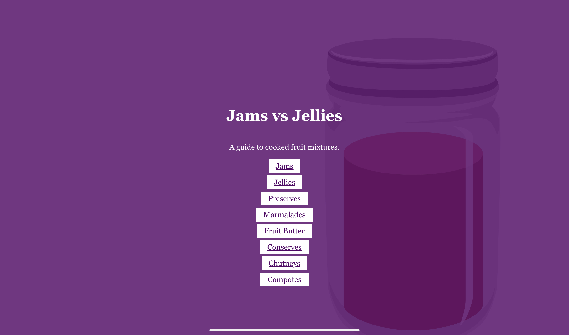 Jams vs Jellys