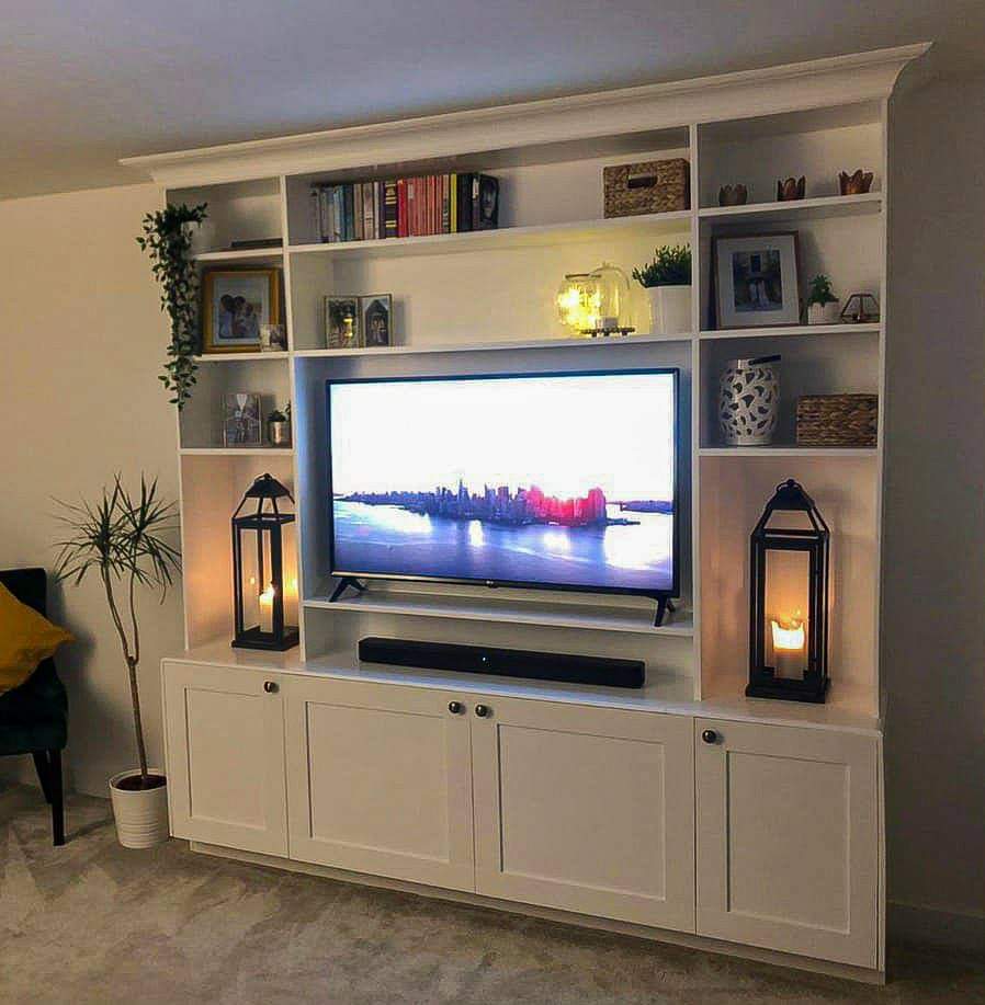 custom built tv unit