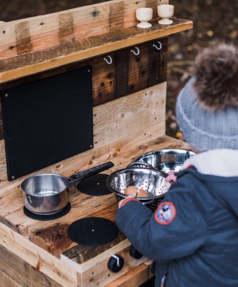 custom built mud kitchen mudkitchen artisan woodwork