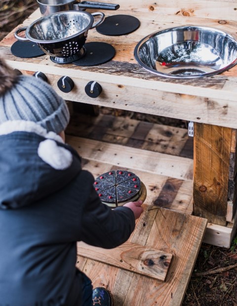 custom built mud kitchen mudkitchen artisan woodwork